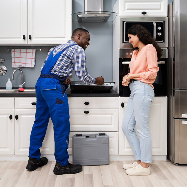 can you provide an estimate for cooktop repair before beginning any work in Achilles Virginia